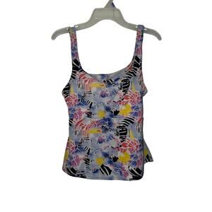 FP movement by Free People athletic floral tank top size medium